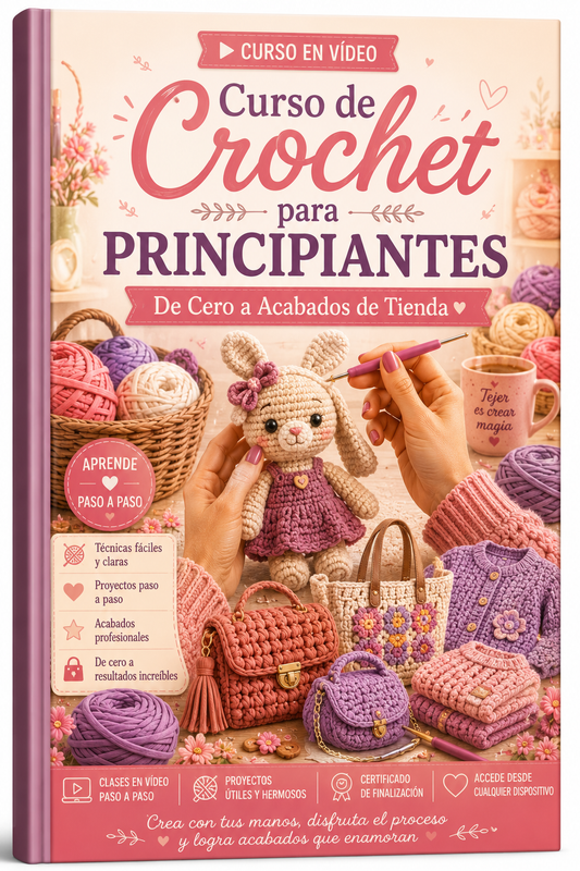 Curso CROCHET PARA PRINCIPIANTES